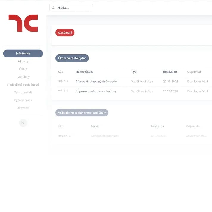 TCHK CRM app